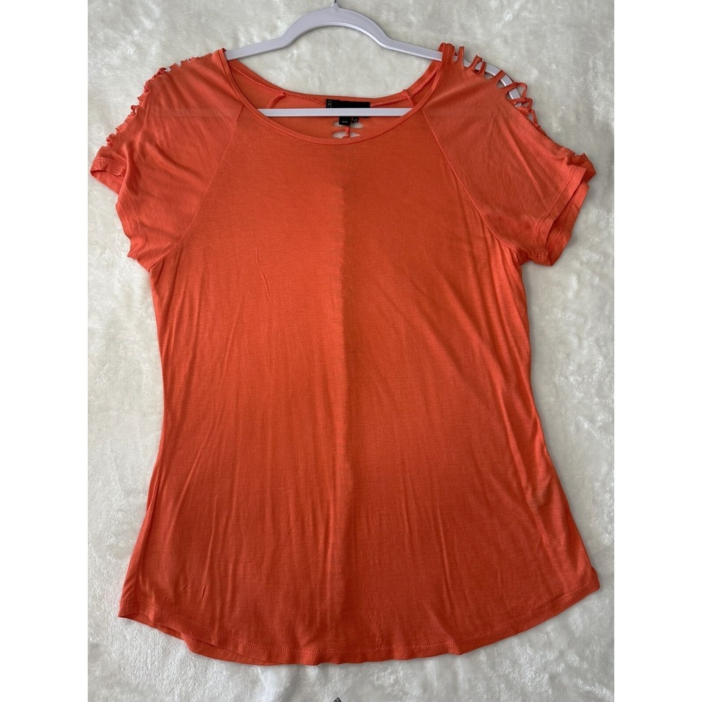 Jeans By Buffalo Size-M Women's Orange Blouse